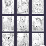 Animals Coloring Book: A Beautiful And Relaxing Adult Coloring