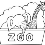 Ausmalbild: Zoo  Ausmalbilder Kostenlos Zum Ausdrucken