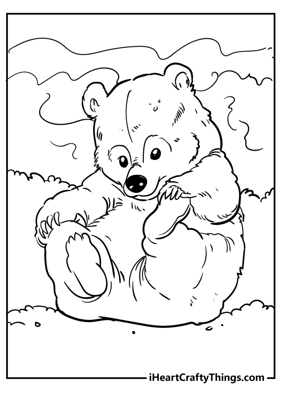 Bear Coloring Pages (% Free Printables)