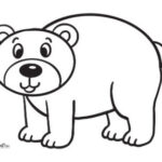 Bear Coloring Pages –  Printable Sheets – Easy Peasy And Fun