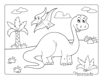 Best Dinosaur Coloring Pages for Kids & Adults