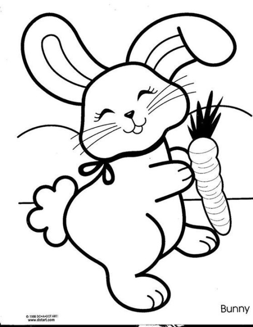 Bunny coloring page  Osterhase malen, Malvorlagen, Ausmalbilder