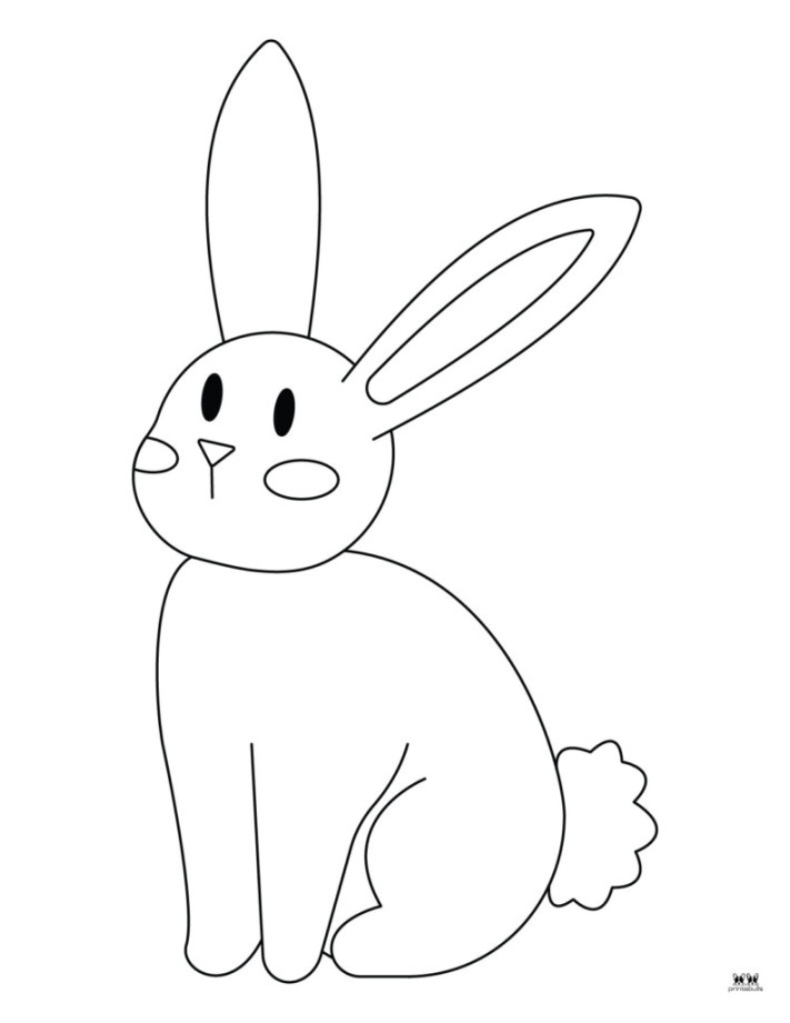 Bunny Coloring Pages -  FREE Pages  Printabulls