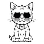 Cat Coloring Pages  Free Printable Kitten Coloring Sheets