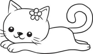 Cat Coloring Vector Art, Icons, and Graphics for Free Download