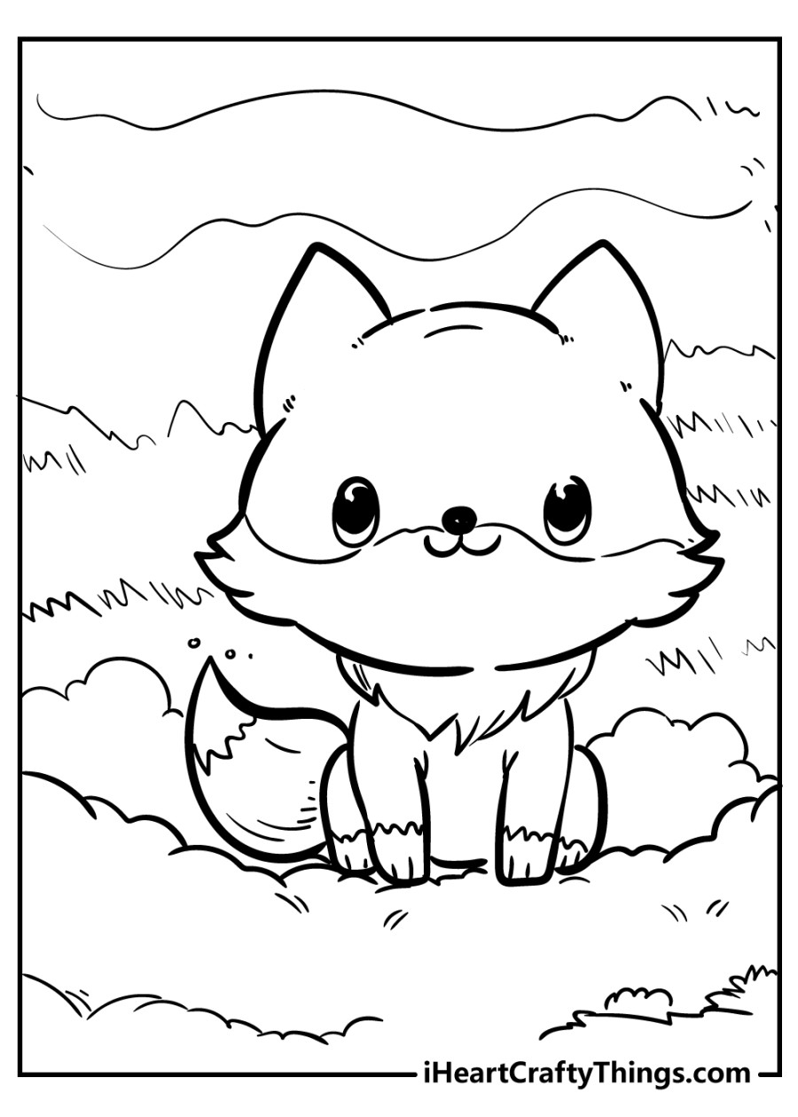 Cute Animals Coloring Pages (% Free Printables)