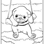 Cute Animals Coloring Pages  Puppy Coloring Pages, Animal