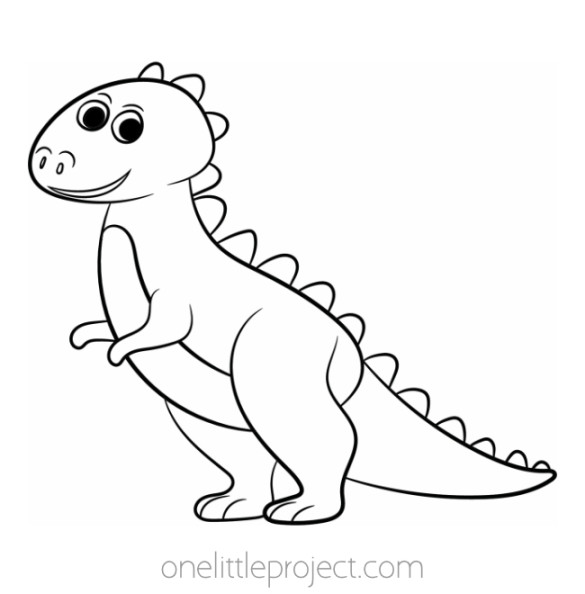 Dinosaur Coloring Pages  Free Printable Dinosaur Coloring Sheets