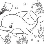 Dolphin Coloring Page  Free Printable Coloring Pages