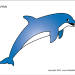 Dolphin  Free Printable Templates & Coloring Pages  FirstPalette