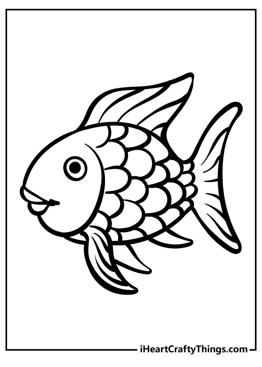 Fish Coloring Pages (% Free Printables)