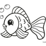 Fish Coloring Pages –  Printable Sheets – Easy Peasy And Fun