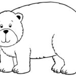 Free Animals Bear  Printable Coloring Pages For Preschool  Bear