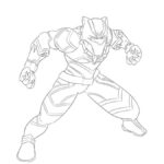 Free Black Panther Coloring Pages