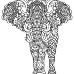 Free Book Elephant – Elephants Adult Coloring Pages