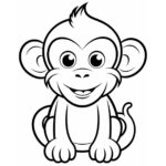 Free Printable Monkey Coloring Pages  Skip To My Lou