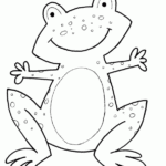 Frog Coloring Book Pages