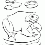 Frog Pages To Print And Color