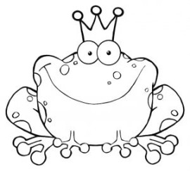 Frogs - Free printable Coloring pages for kids