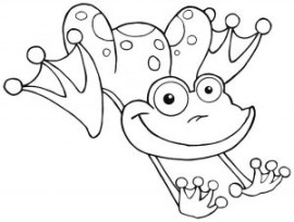 Frogs - Free printable Coloring pages for kids