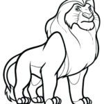 Grand Lion – Lion Kids Coloring Pages