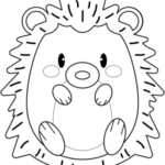 Hedgehog Printable Template  Free Printable Papercraft Templates