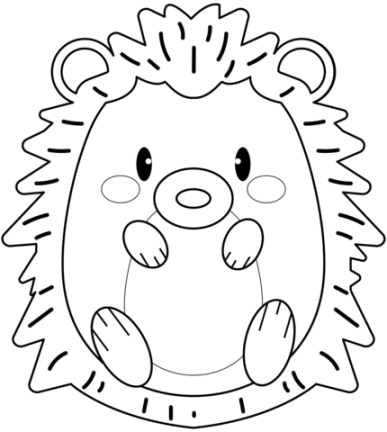 Hedgehog Printable Template  Free Printable Papercraft Templates