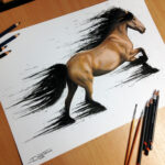 Horse Color Pencil Drawing By AtomiccircuS On DeviantArt