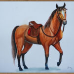 How To Draw A Horse  Poster Color Painting