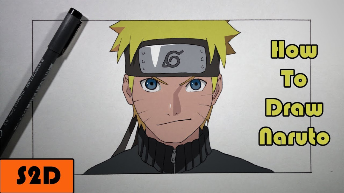 How To Draw Naruto [Narrated]  Digital Coloring