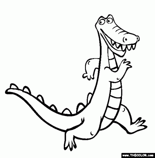 Jungle Animals Online Coloring Pages