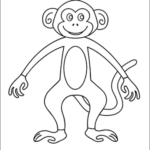 Monkey  Free Printable Templates & Coloring Pages  FirstPalette