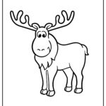 Moose Coloring Pages (% Free Printables)