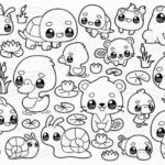 Pond Animal Clipart Cute Animal Vector Kawaii Pond – Etsy  Cute