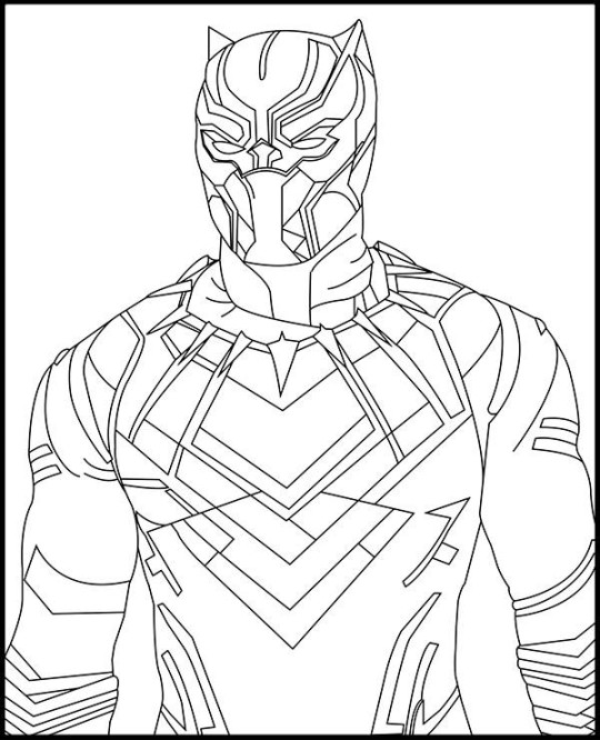 Printable Black Panther coloring page Avengers - Topcoloringpages