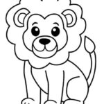 Printable Lion Coloring Pages –  Sheets – Easy Peasy And Fun