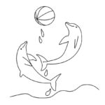 Top  Free Printable Dolphin Coloring Pages Online