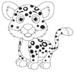 Top  Free Printable Leopard Coloring Pages Online