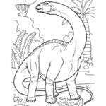 Top  Free Printable Unique Dinosaur Coloring Pages Online