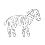 Top  Free Printable Zebra Coloring Pages Online