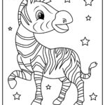 Zebra Coloring Pages (% Free Printables)