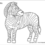 Zebra  Free Printable Templates & Coloring Pages  FirstPalette